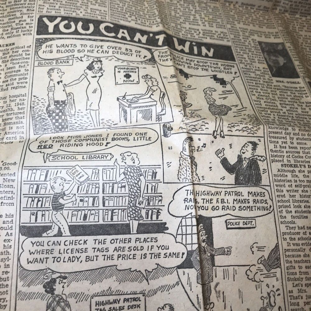 Vintage The Knoxville Journal March 9 1952 Sunday Ephemera‎ Memorabilia Souvenir - Picture 7 of 15